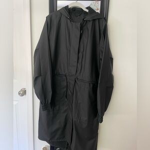 RAINS unisex long rain coat
